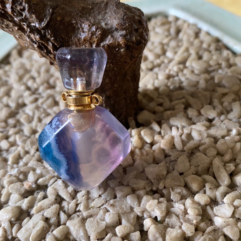 Vintage fluorite pendent - Picture 2 of 5
